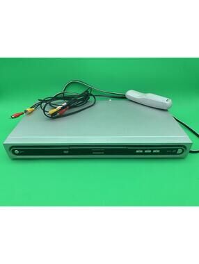 Magnavox Silver DVD Player Model #MDV455/17 - Y2K 2003 - Tested Working - Cables